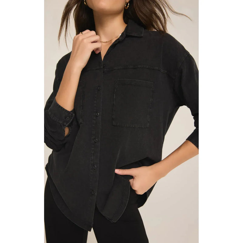 Niccola Button Up | Black