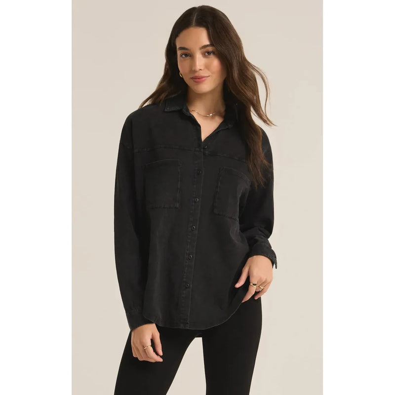 Niccola Button Up | Black