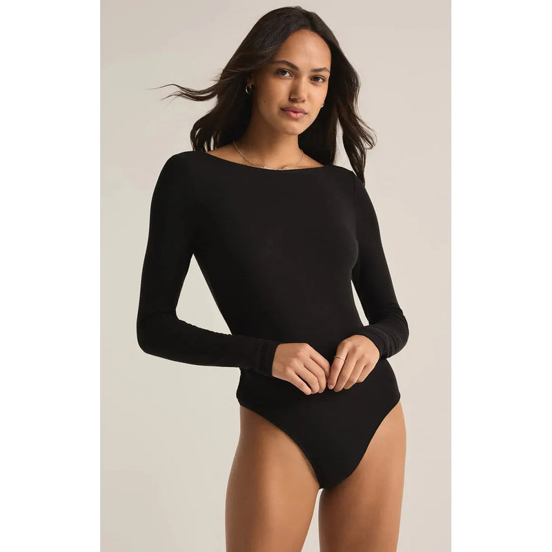 Baela Bodysuit Top | Black