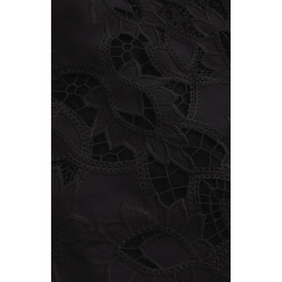 Midnight Embroidered Top | Black