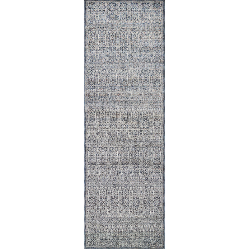 Zuma Rug 01 | Amber Lewis x Loloi | Denim / Ivory