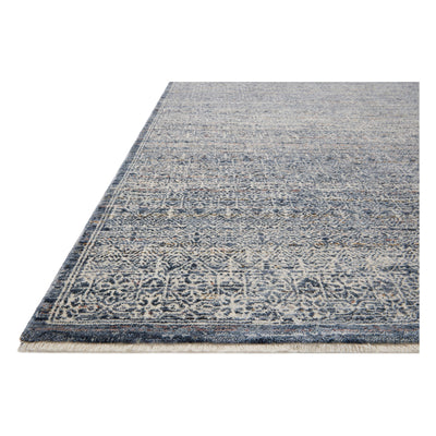 Zuma Rug 01 | Amber Lewis x Loloi | Denim / Ivory