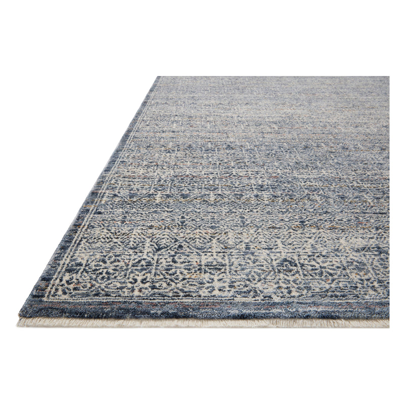 Zuma Rug 01 | Amber Lewis x Loloi | Denim / Ivory