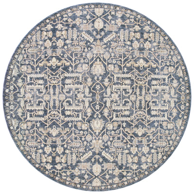 Zuma Rug 02 | Amber Lewis x Loloi | Blue/Ivory