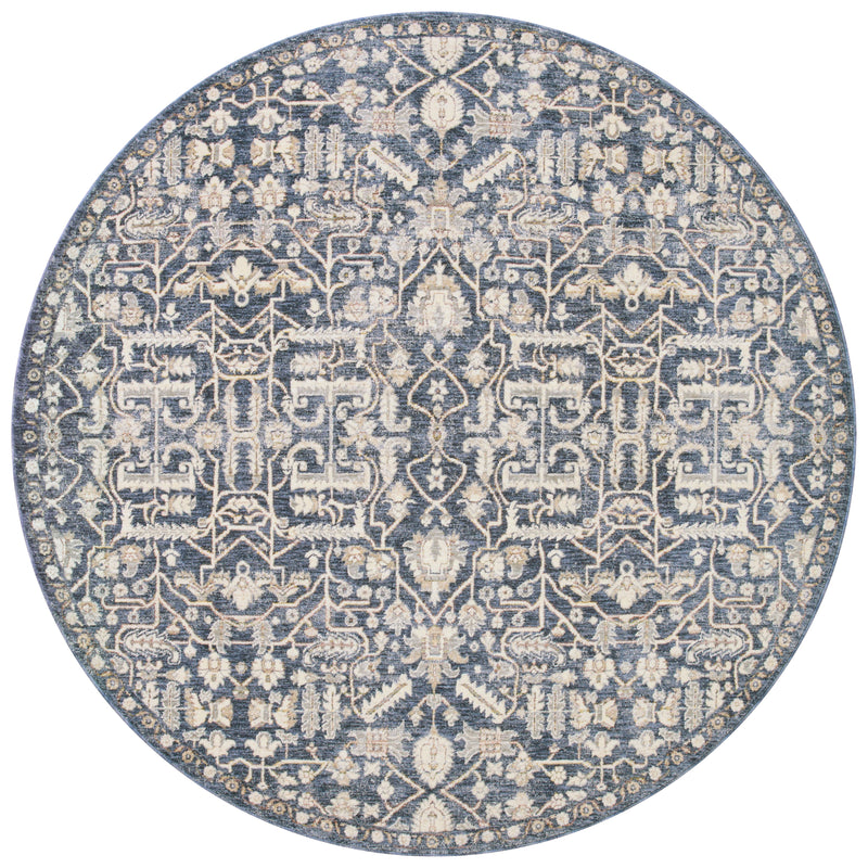 Zuma Rug 02 | Amber Lewis x Loloi | Blue/Ivory