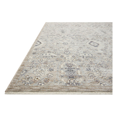 Zuma Rug 07 | Amber Lewis x Loloi | Silver / Sky