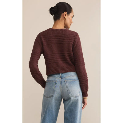 Between The Lines Cardigan | Sandalwood