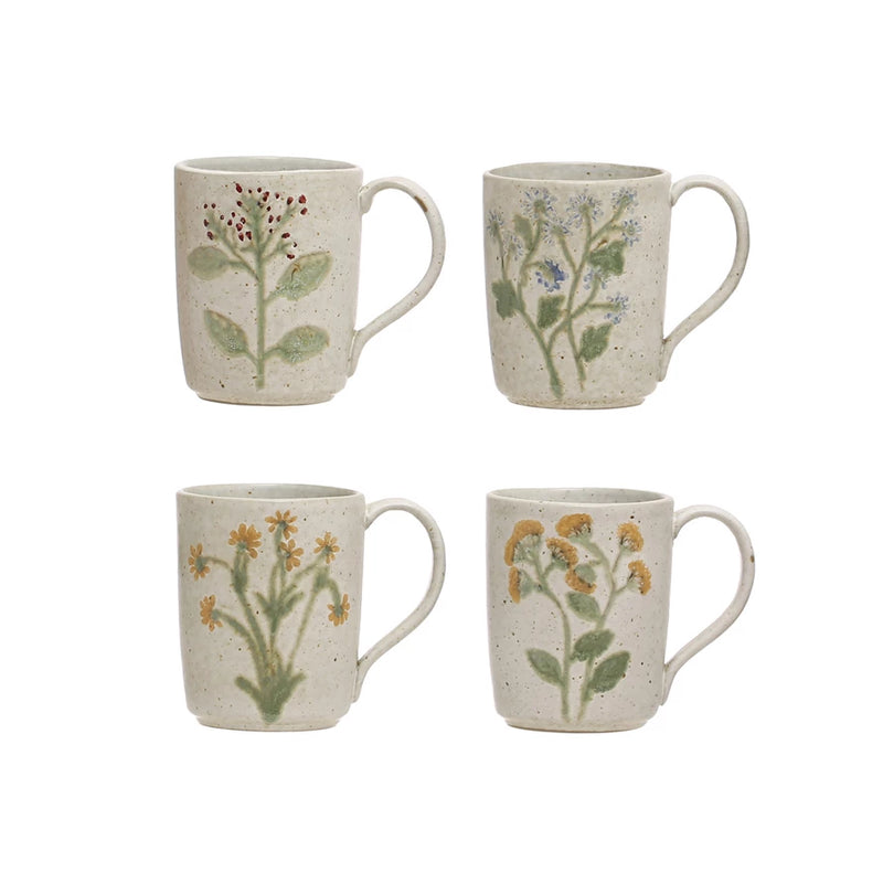 Blooms Hand Painted Mug