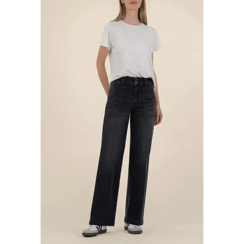 Jodi High Rise Straight Leg Jeans | Aware
