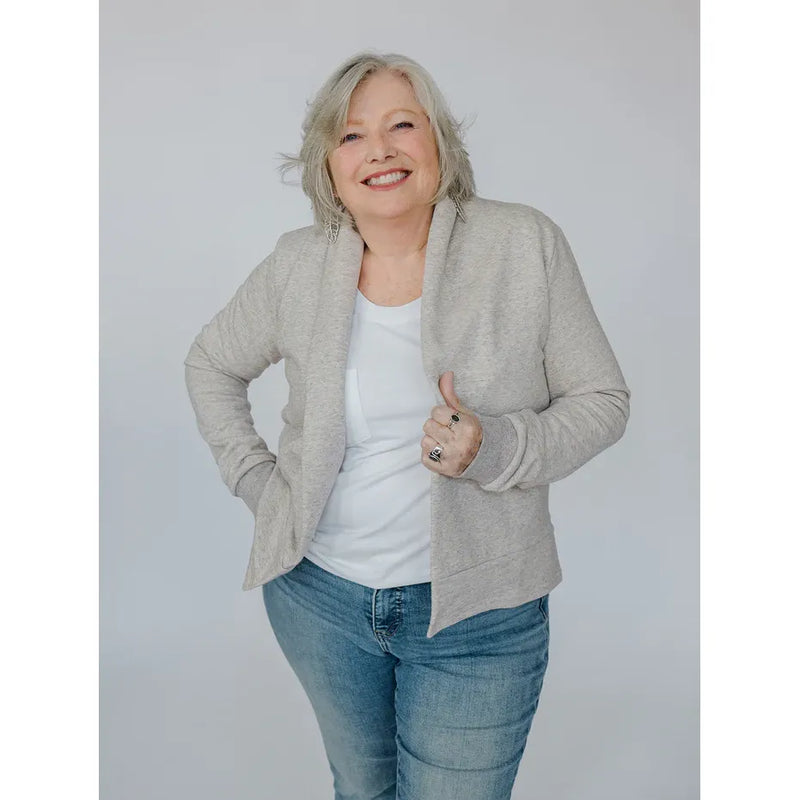 Classic Spruce Cardigan | Flax