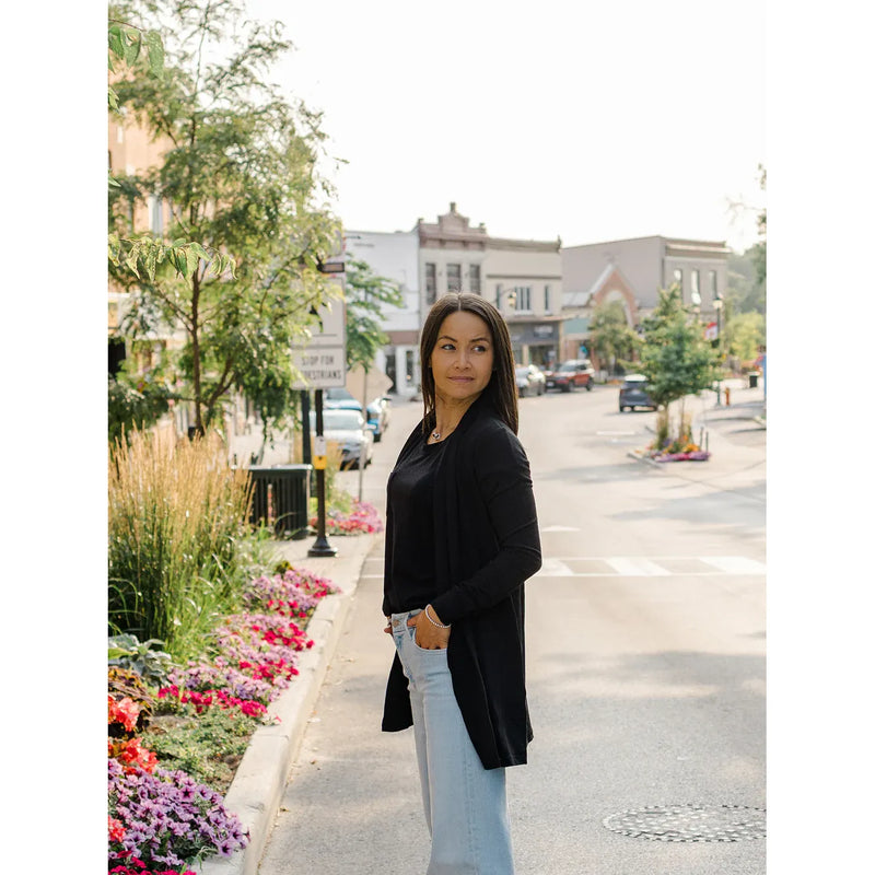 Briton Cardigan | Black