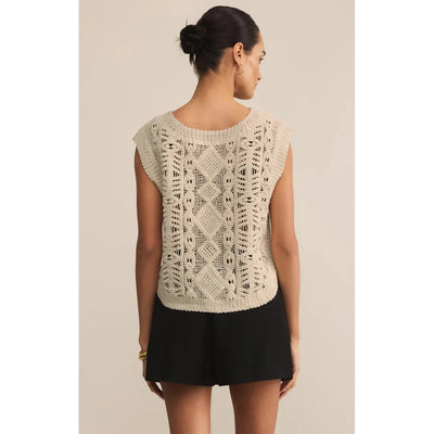 Baroque Crochet Sweater | Crystal