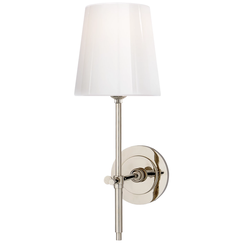 Bryant White Glass Wall Sconce
