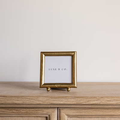 Brushed Brass Photo Frame