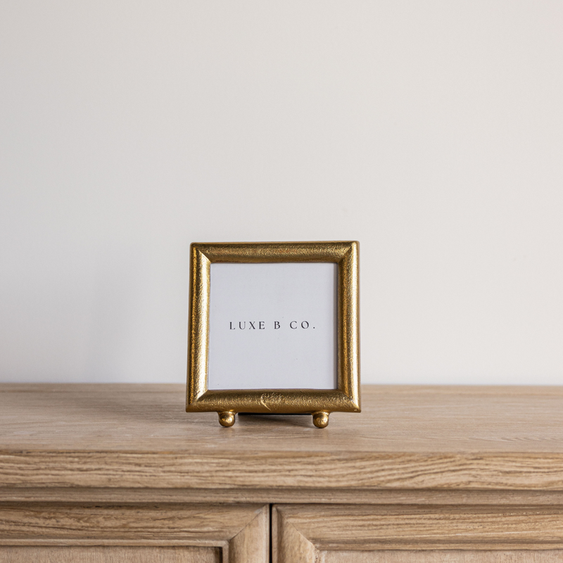 Brushed Brass Photo Frame