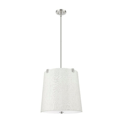 Weston 18" Pendant | Cream Fabric Shade