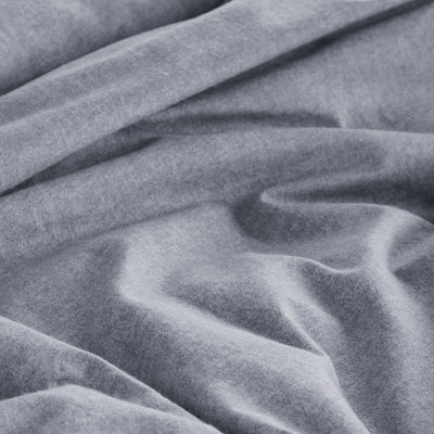 Slate Flannel Duvet Cover Set