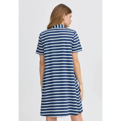 Samma Dress | Navy Blazer Mix