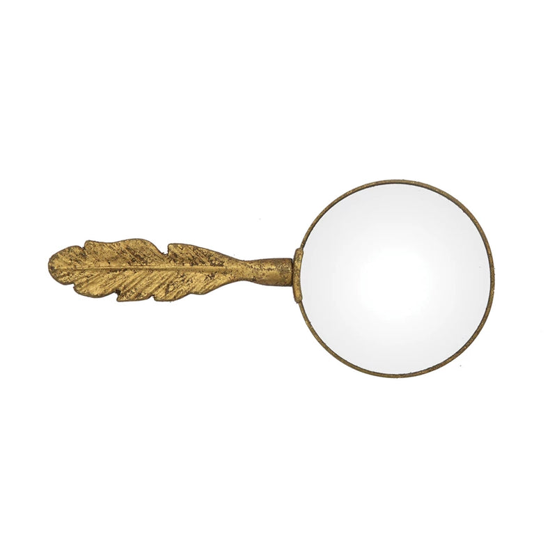 Feather Pewter Magnifying Glass