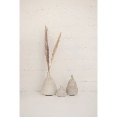 Leona Vase | Distressed Cream