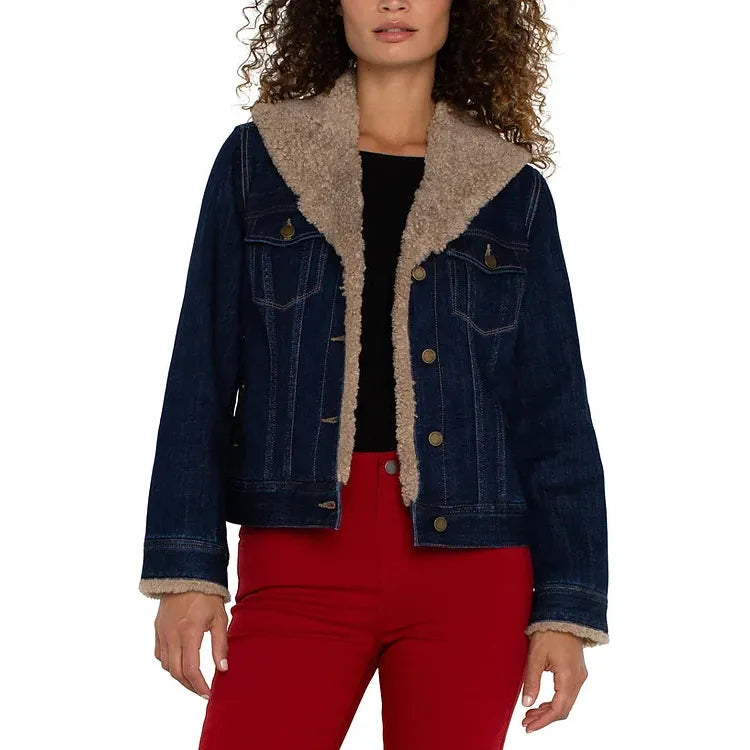 Sherpa Trucker Denim Jacket