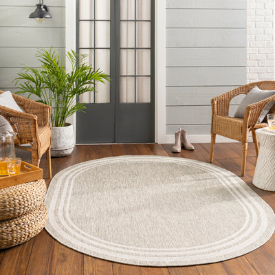 Eagean Indoor/Outdoor Rug | Beige