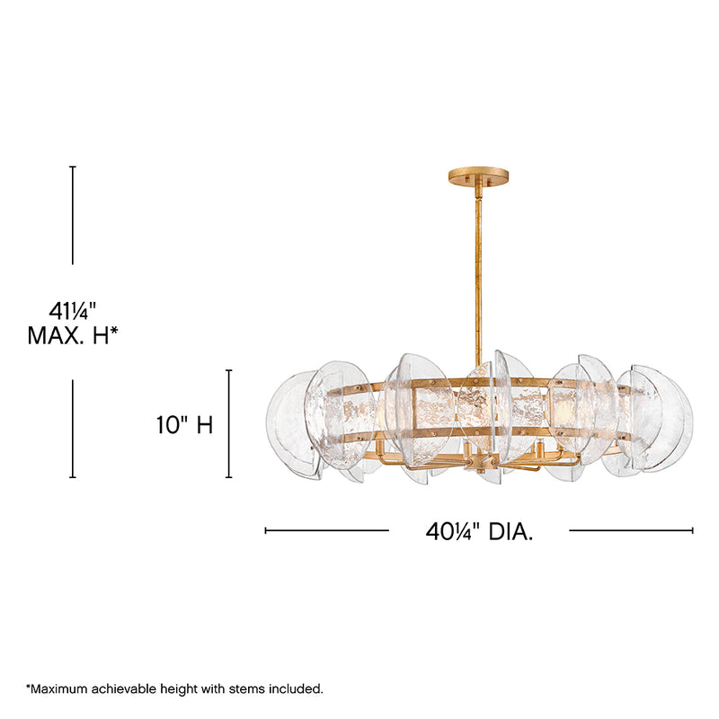 Seraphina Large Drum Chandelier