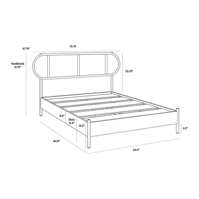 Gymma Bed | Natural