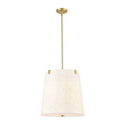 Weston 18" Pendant | Cream Fabric Shade