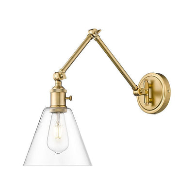 Gayson Wall Sconce | Clear Glass Shade