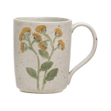 Blooms Hand Painted Mug