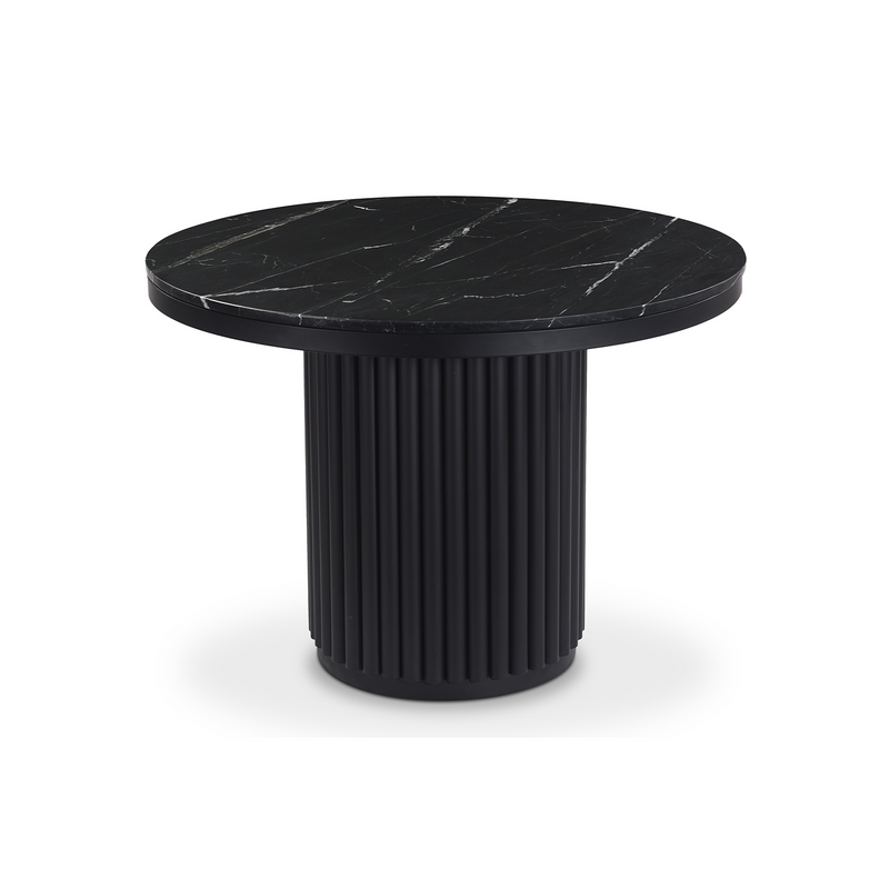 Tower Dining Table | Black Marble