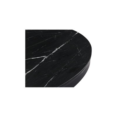 Tower Dining Table | Black Marble