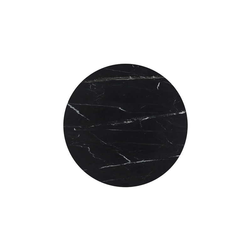 Tower Dining Table | Black Marble