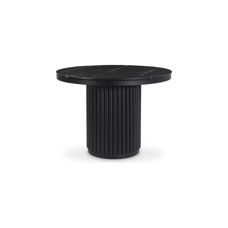 Tower Dining Table | Black Marble