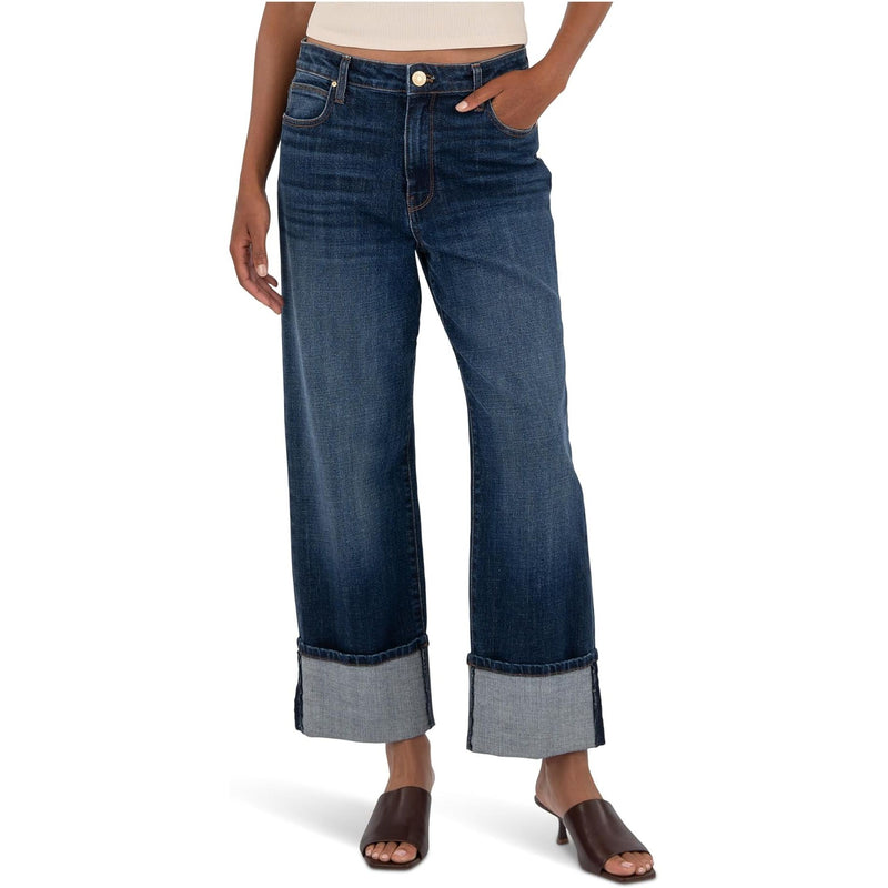 Sienna High Rise Straight Leg Jeans | Clarity