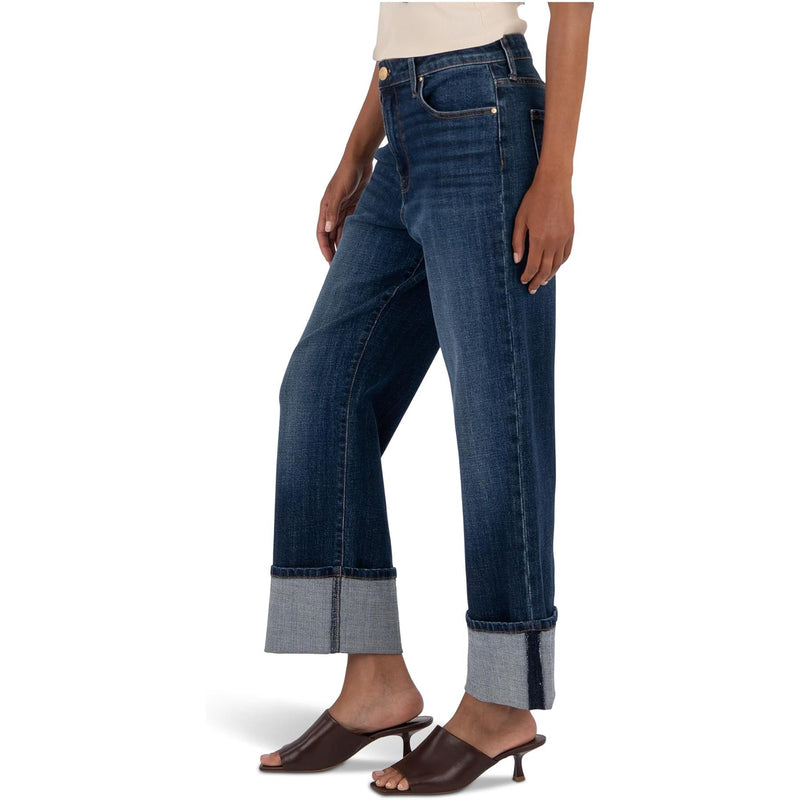 Sienna High Rise Straight Leg Jeans | Clarity