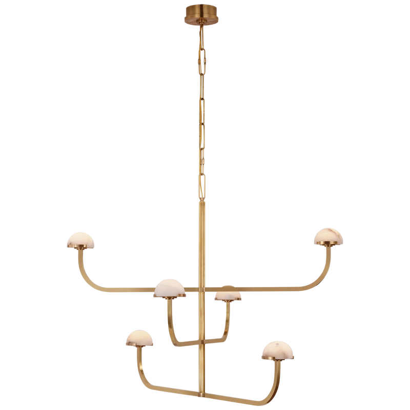 Pedra Three Tier Shallow Chandelier