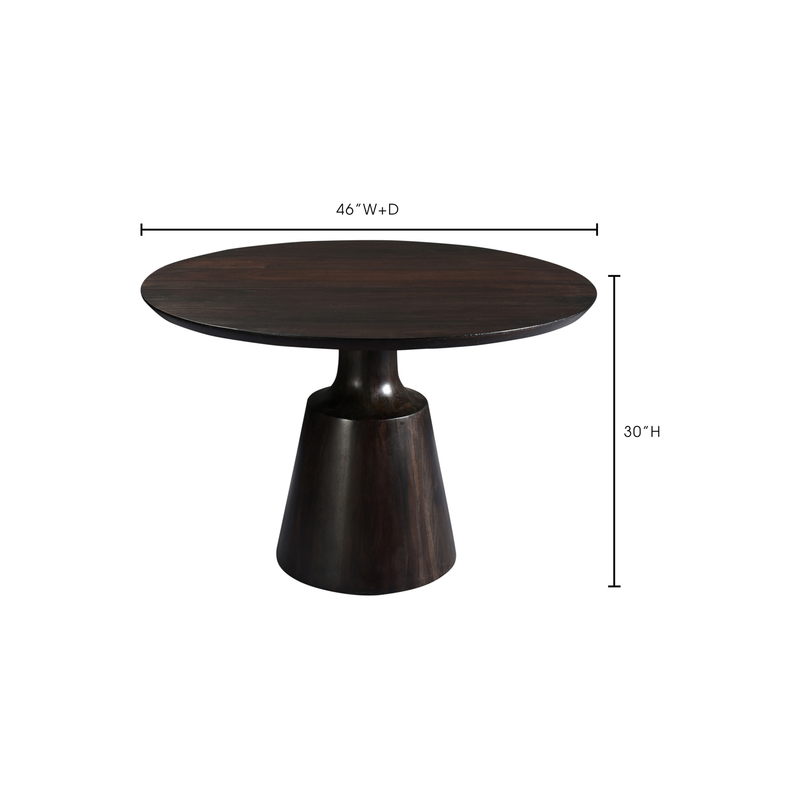 Myron Dining Table | Dark Brown