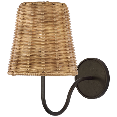 Lyndsie Wall Sconce | Natural Wicker