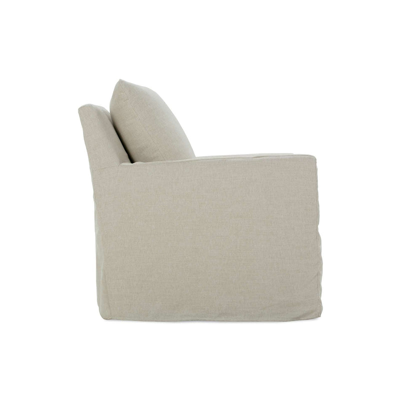 Lilah Slipcover Swivel Glider & Ottoman