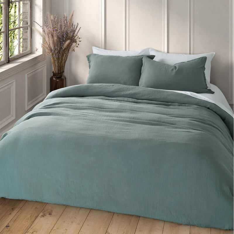 Linen Duvet Cover | Teal