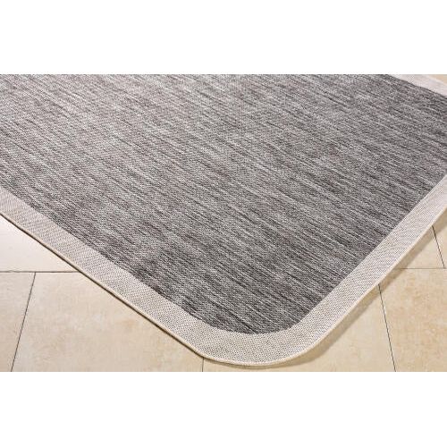 Miami Beach Rug 2302 | Charcoal / Cream