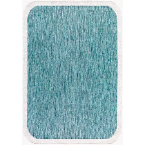 Miami Beach Rug 2303 | Aqua / Cream
