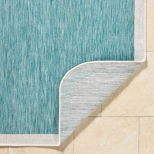 Miami Beach Rug 2303 | Aqua / Cream