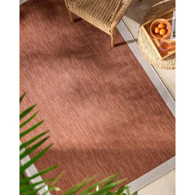Miami Beach Rug 2305 | Burnt Orange / Cream