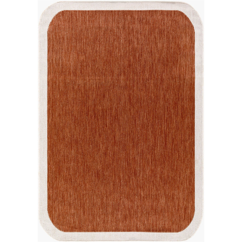Miami Beach Rug 2305 | Burnt Orange / Cream