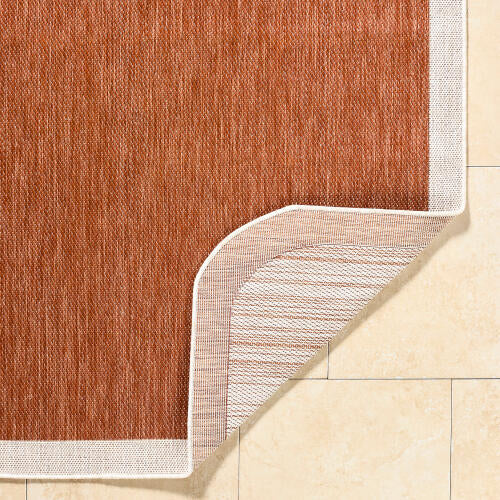 Miami Beach Rug 2305 | Burnt Orange / Cream