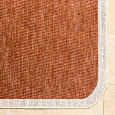 Miami Beach Rug 2305 | Burnt Orange / Cream