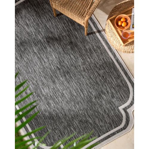 Miami Beach Rug 2309 | Black / Cream